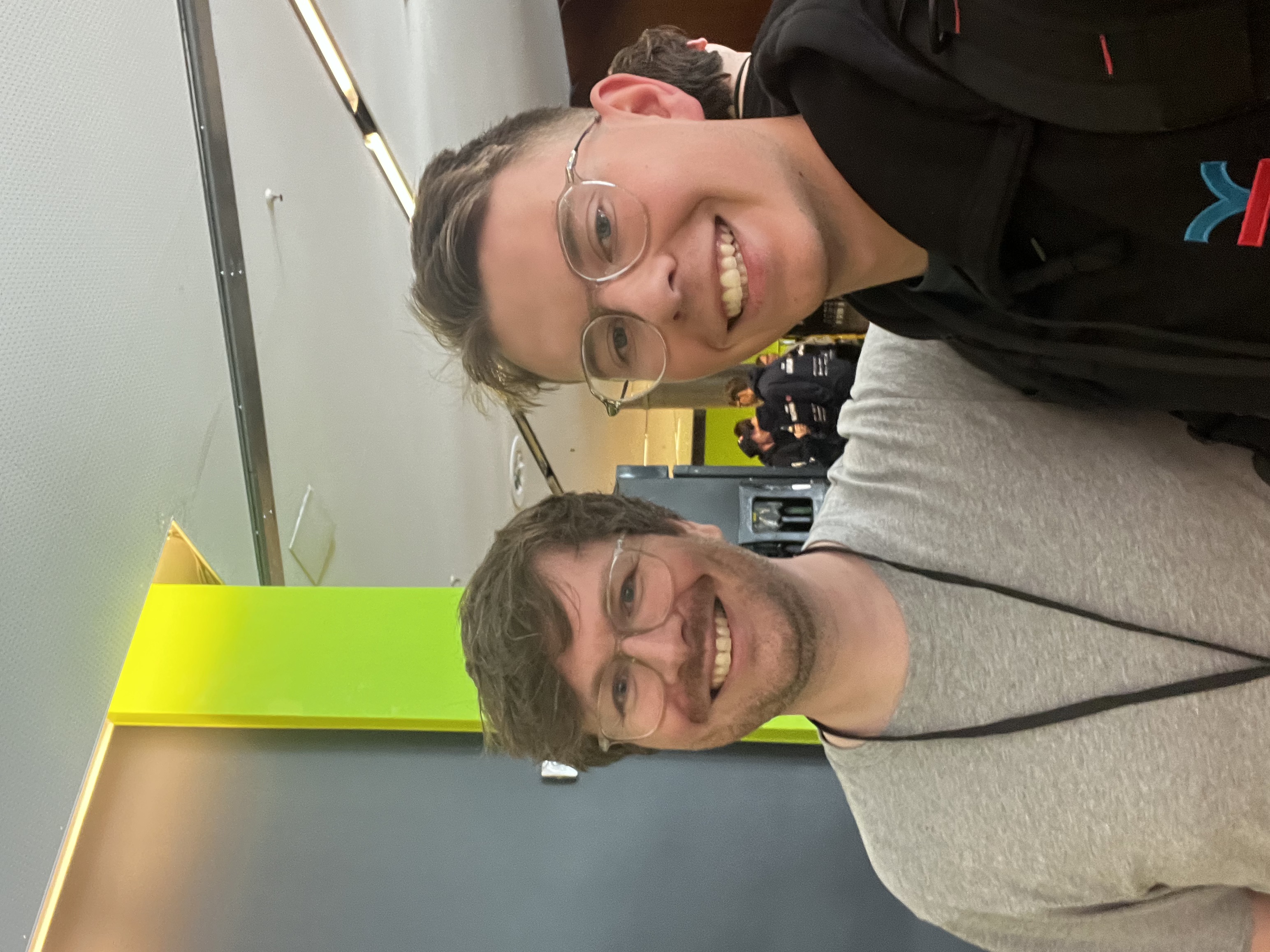 Selfie with Fabian (LiveOverflow)